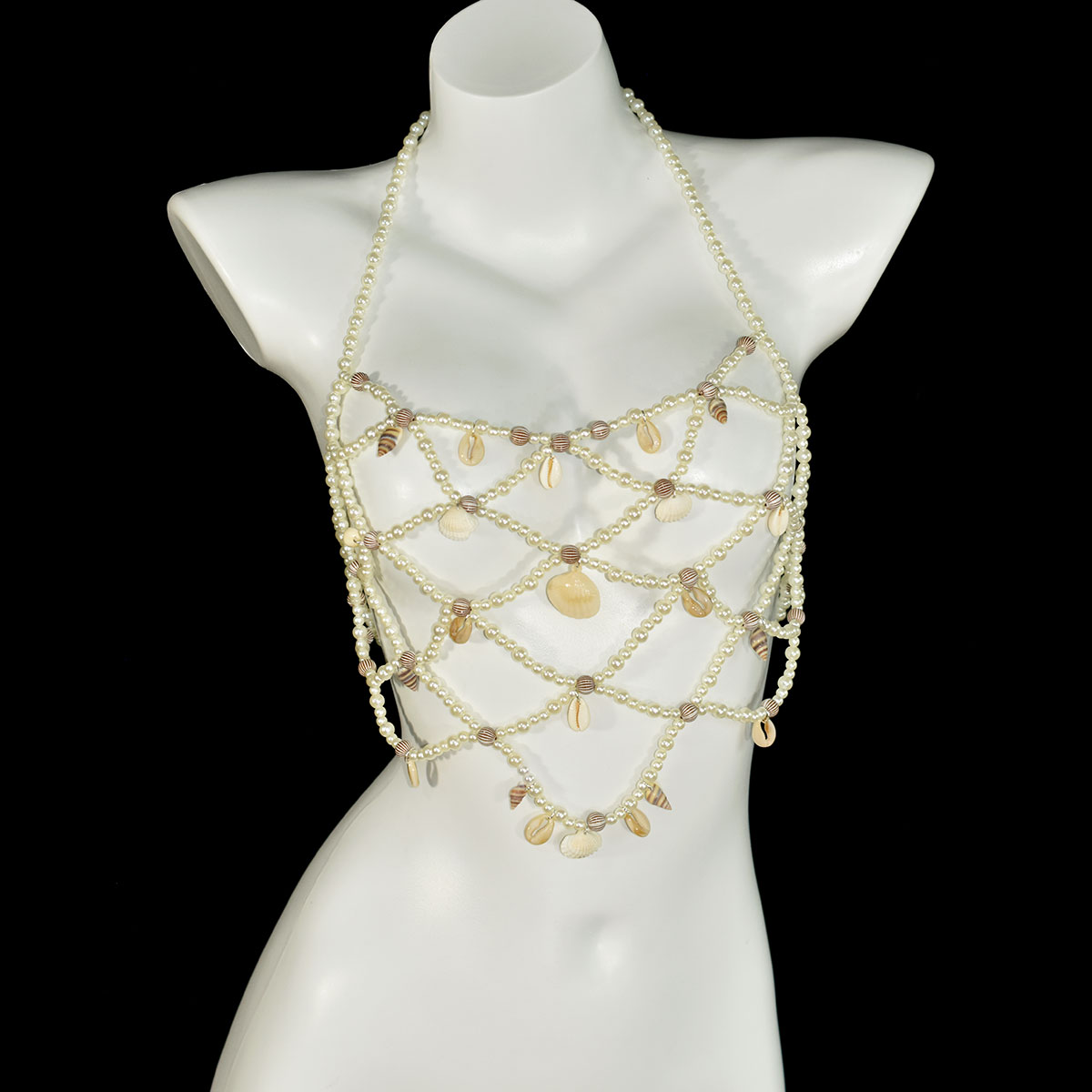 Body Jewelry Retainers - Moda perla de imitación sujetador cintura