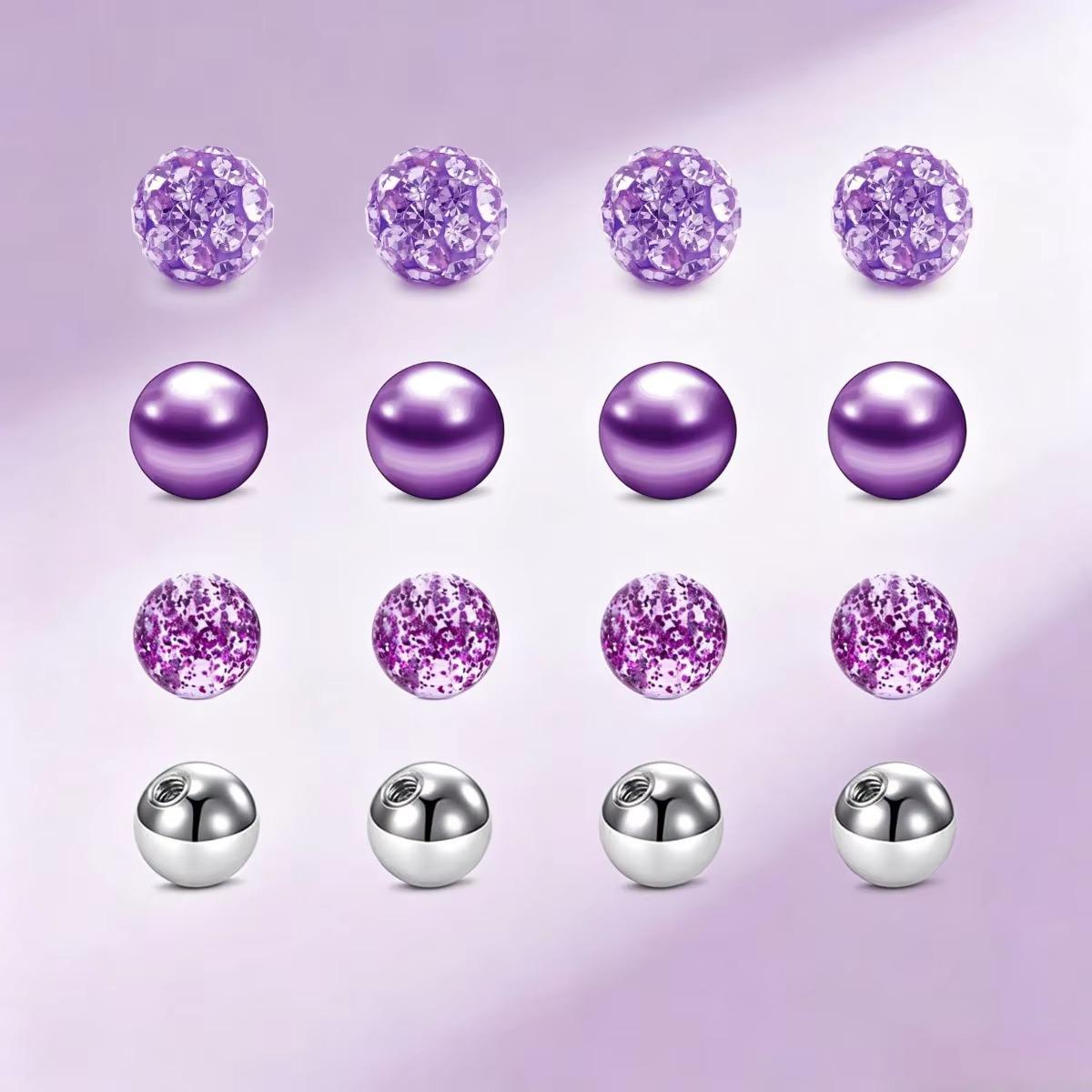 Body Jewelry Replacement Ball - 16 piezas de bolas de repuesto