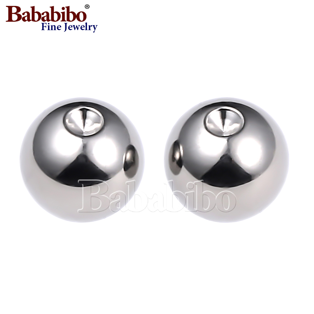 Body Jewelry Replacement Ball - 10 anillos de cuentas cautivas de
