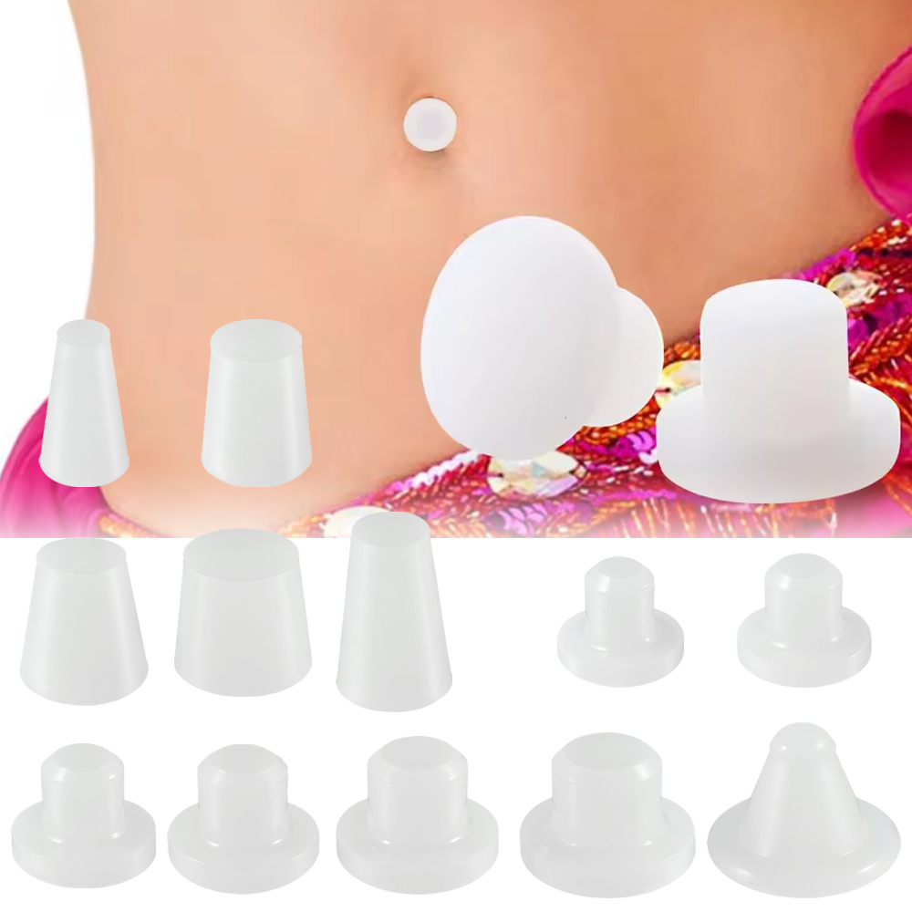 Body Jewelry Repair - 1-50 Unidades de Tapones de Silicona