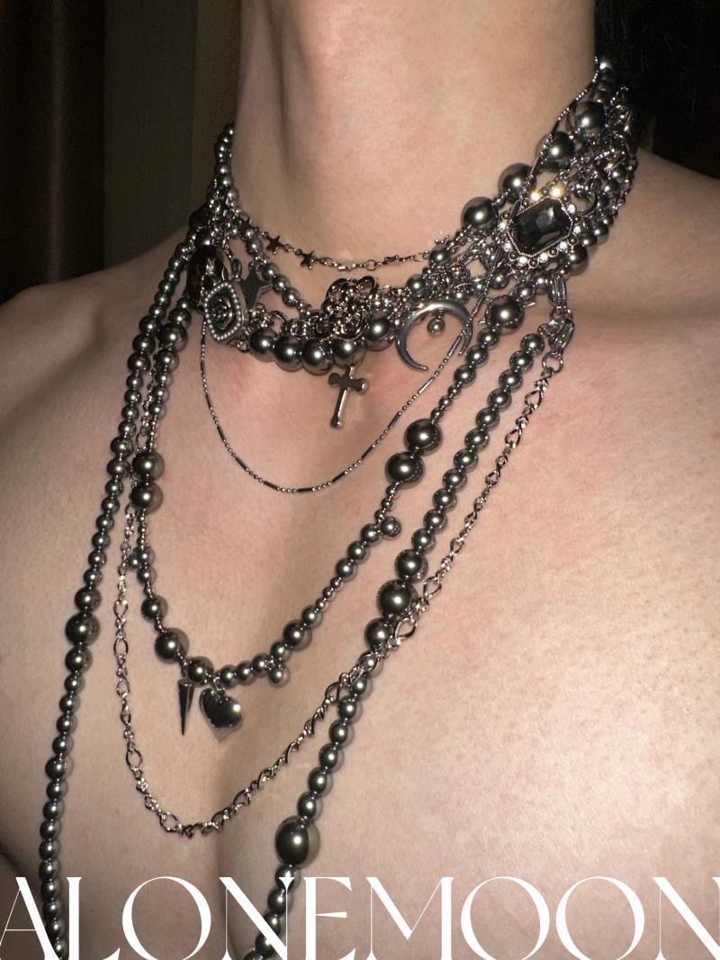 Body Jewelry Necklace - Original industria pesada titanio acero cuerpo