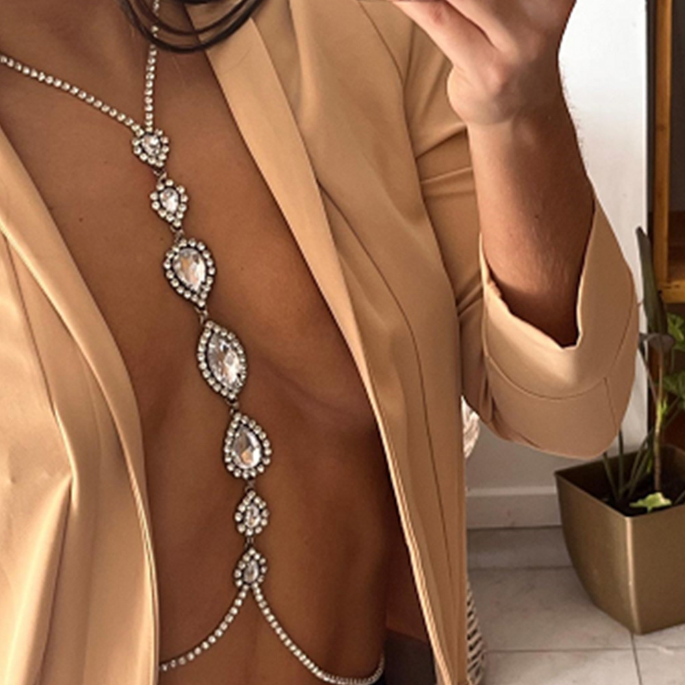 Collar de gota de agua Sexy a  - Body Jewelry Necklace reseña y precio