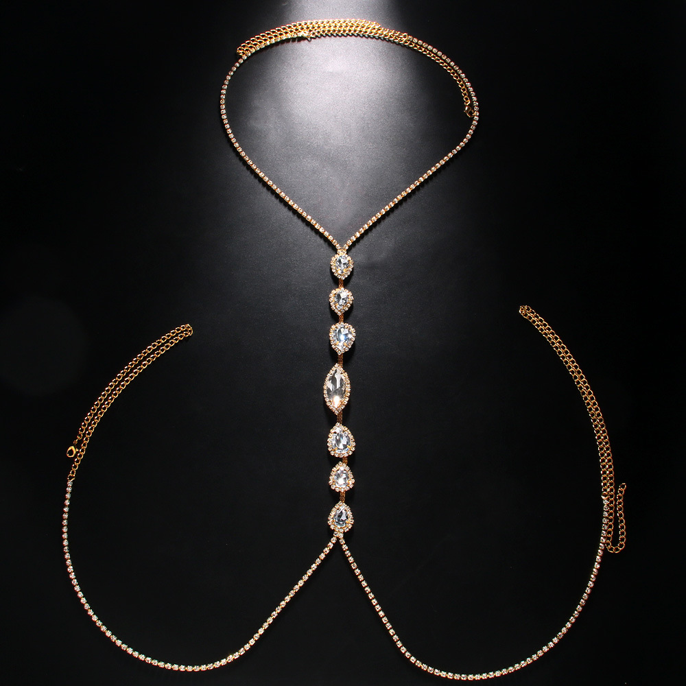 Collar de gota de agua Sexy a  - Body Jewelry Necklace reseña y precio