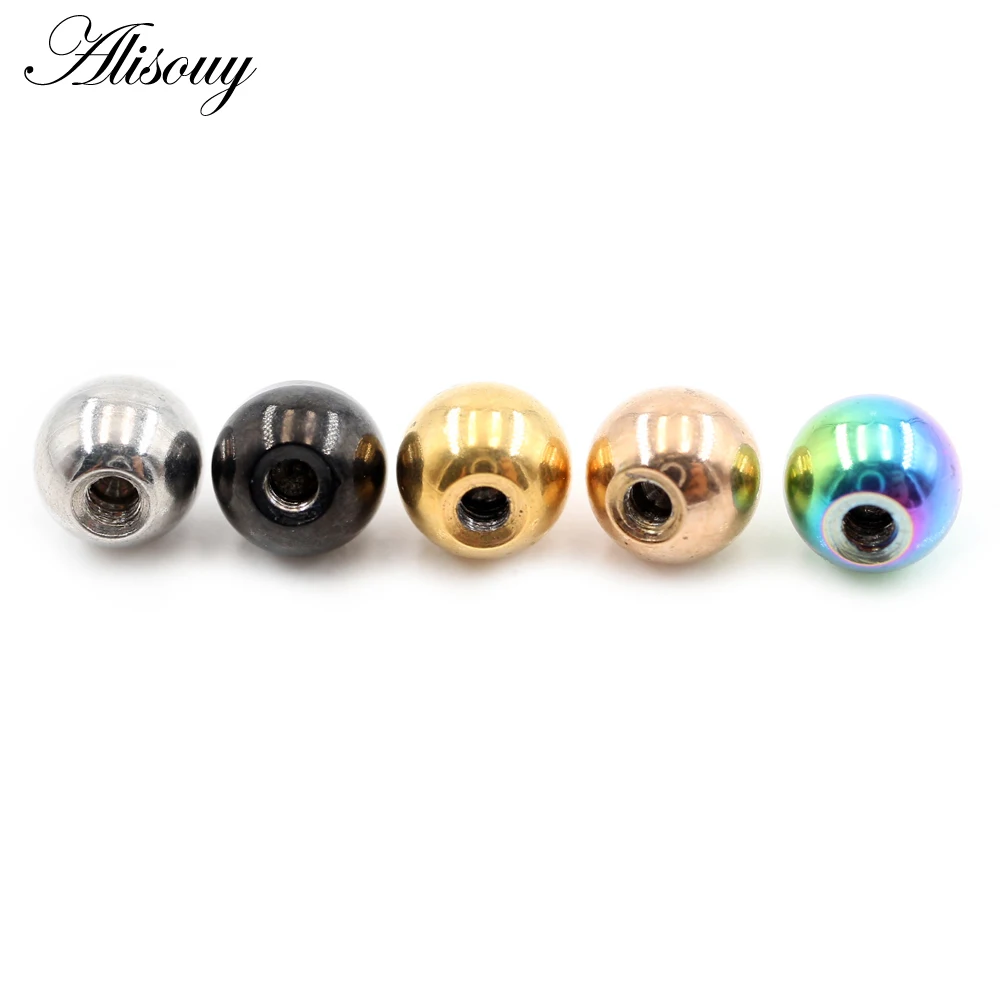 2 piezas de acero inoxidable c - Body Jewelry Replacement Ball reseña y precio