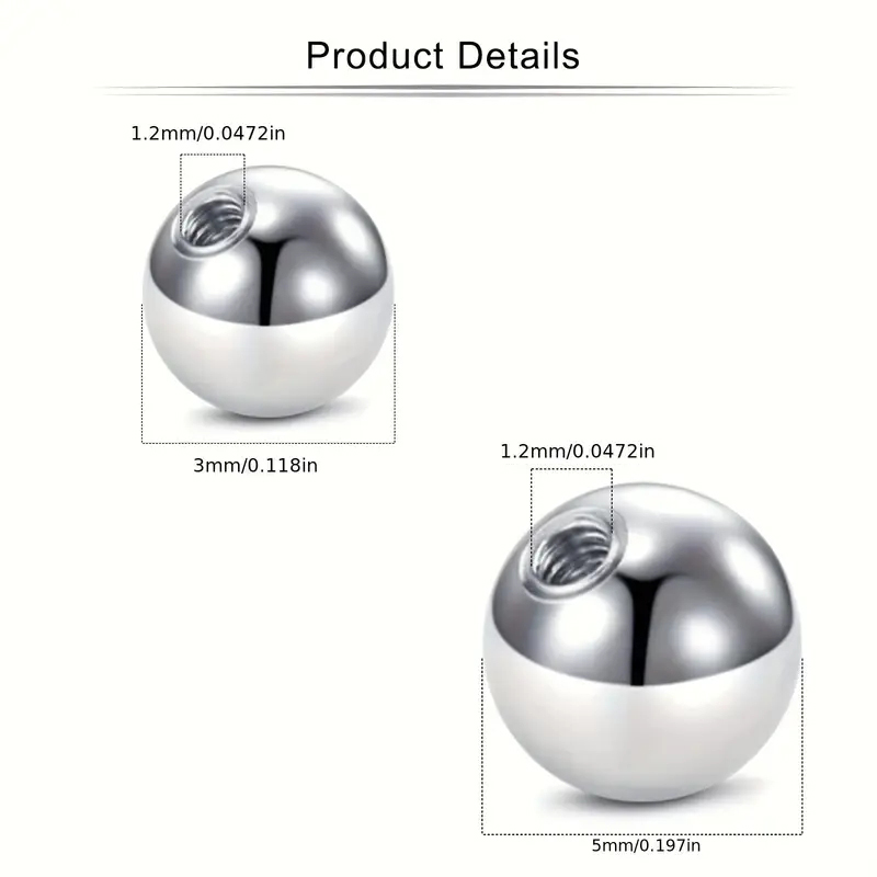 226pcs 16G Acero inoxidable y  - Body Jewelry Replacement Ball reseña y precio