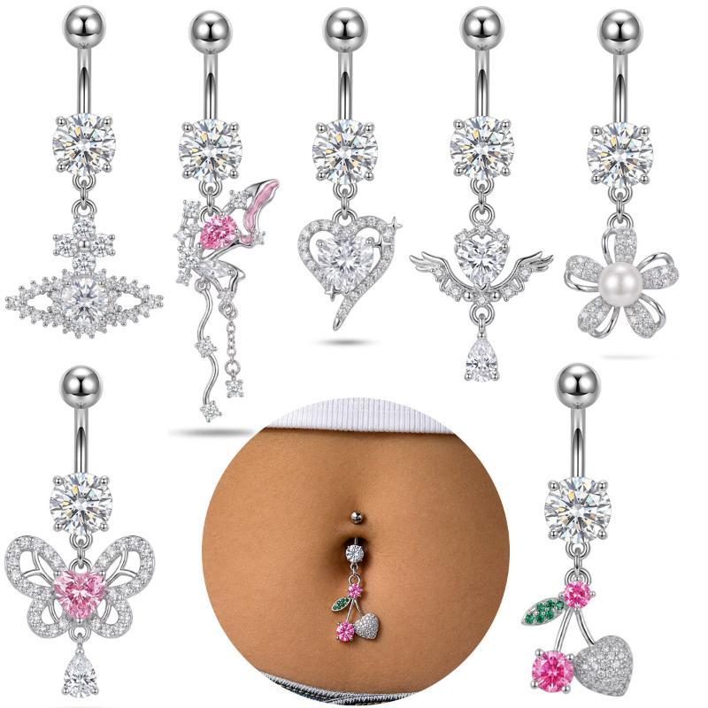 1 unidad de anillo colgante pa - Body Jewelry Surgical Steel reseña y precio